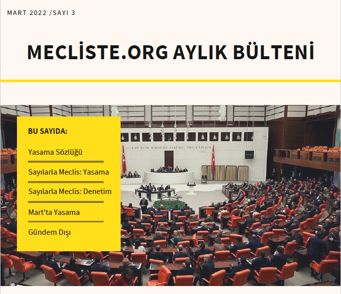 mecliste.org Mart Bülteni Yayında!